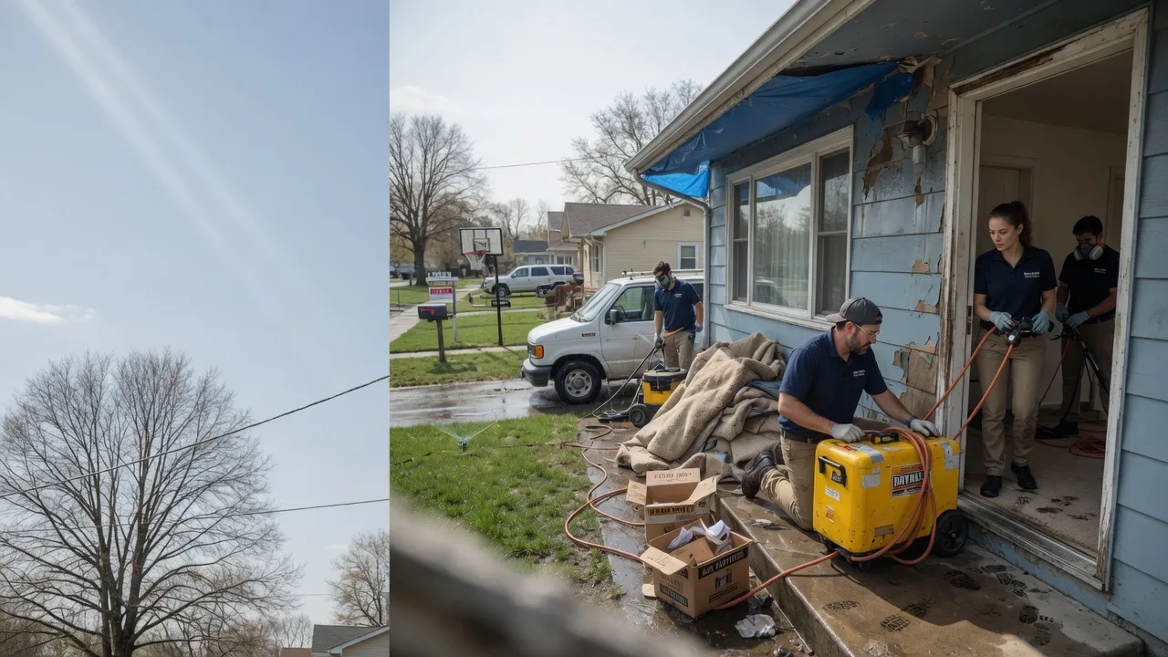 Basement Flood Cleanup in Hazel Green, WI near me